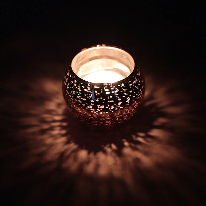 Round Glass Candle Holder Candle Cup
